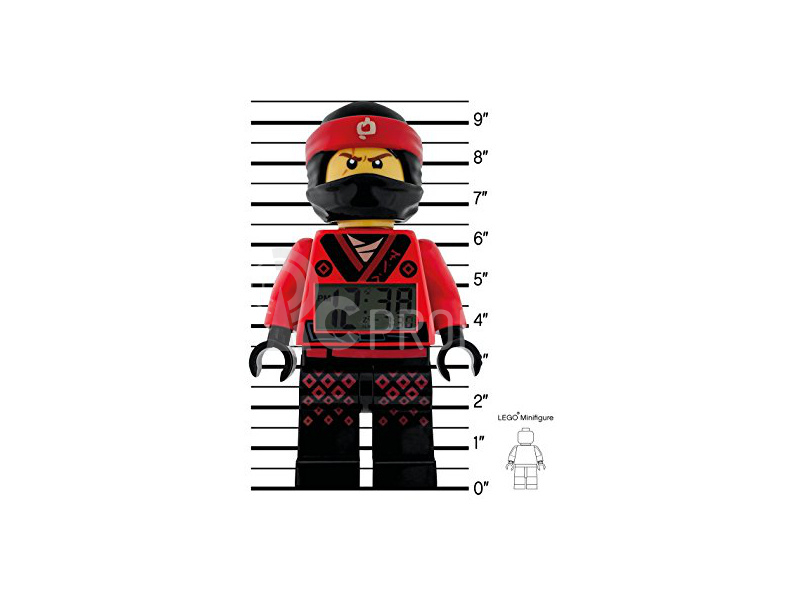 LEGO hodiny s budíkem - Ninjago Kai