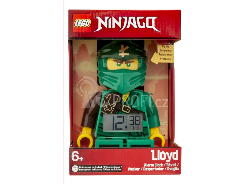 LEGO hodiny s budíkem Ninjago Lloyd