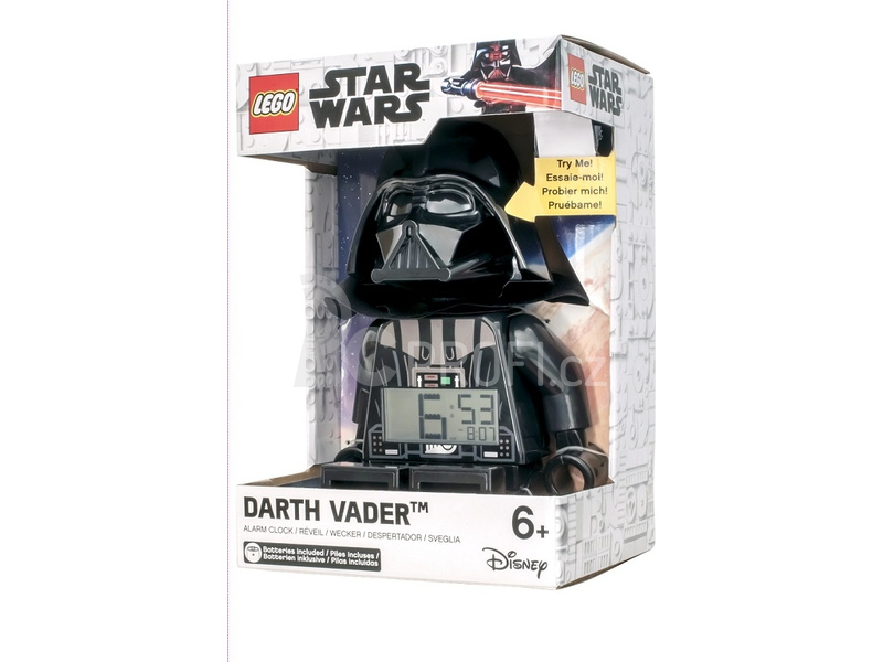 LEGO hodiny s budíkem Star Wars Darth Vader