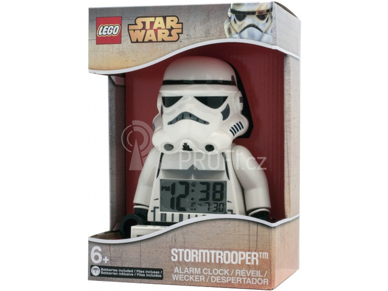 LEGO hodiny s budíkem - Star Wars Stormtrooper