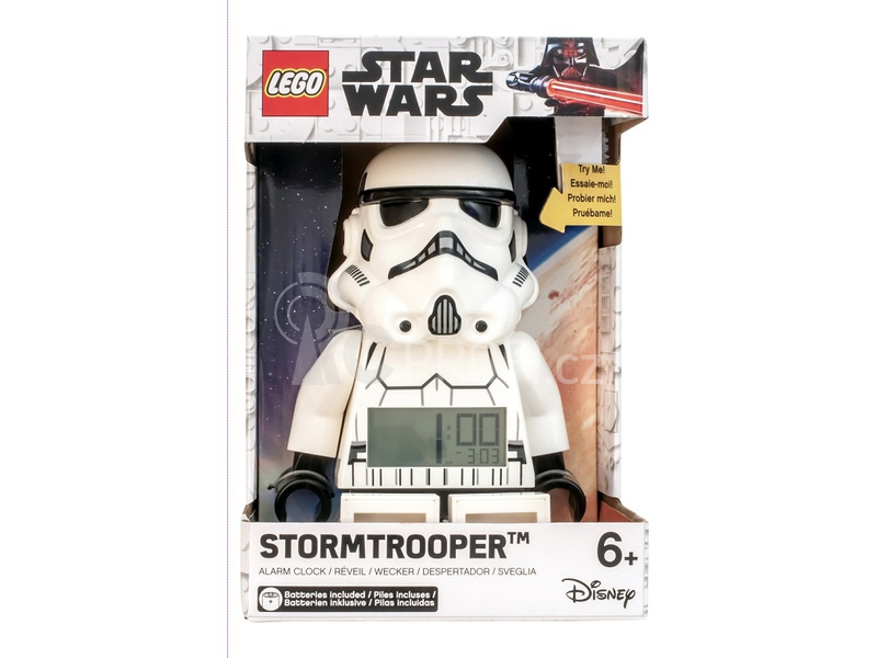 LEGO hodiny s budíkem Star Wars Stormtrooper