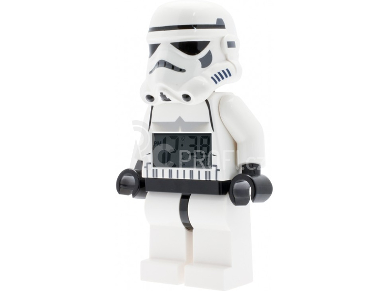 LEGO hodiny s budíkem - Star Wars Stormtrooper