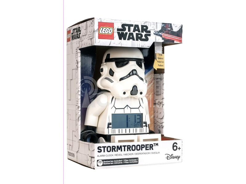 LEGO hodiny s budíkem Star Wars Stormtrooper