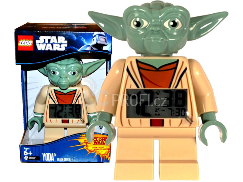 LEGO hodiny s budíkem Star Wars Yoda