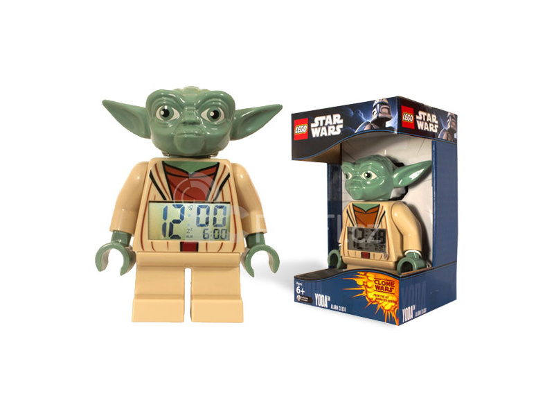 LEGO hodiny s budíkem Star Wars Yoda