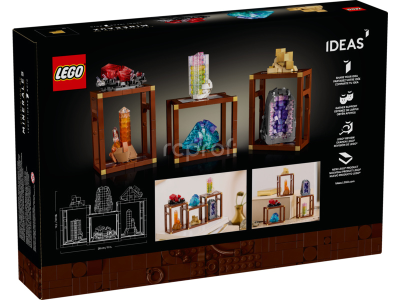 LEGO Ideas - Sbírka minerálů