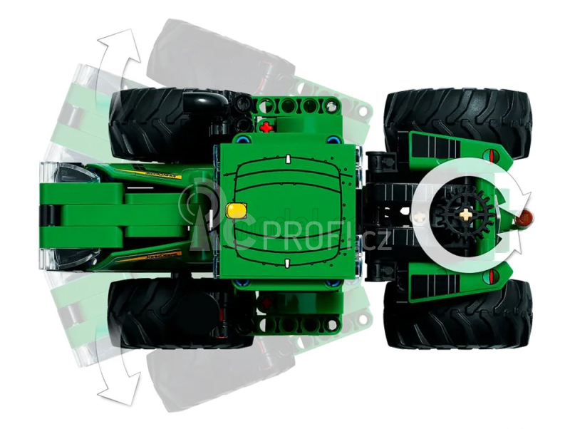 Lego John deere Lego Technic - 9620r 4wd Traktor s přívěsem 2018