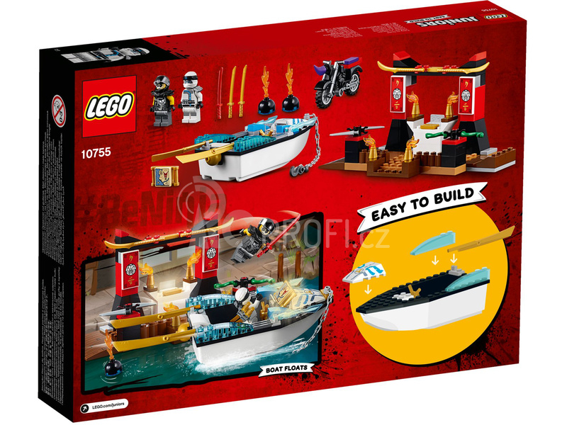 LEGO Juniors - Pronásledování v Zaneově nindža člunu