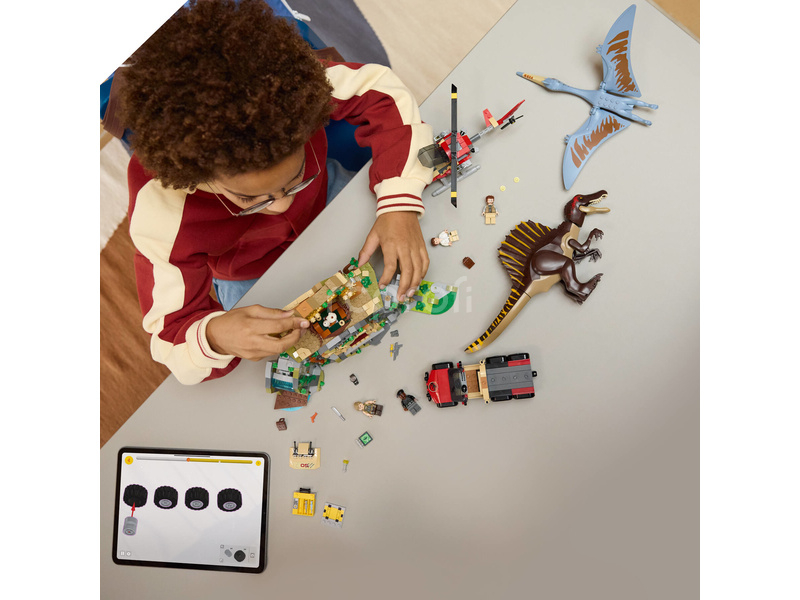 LEGO Jurassic World - Letecká mise se spinosaurem a quetzalcoatlem