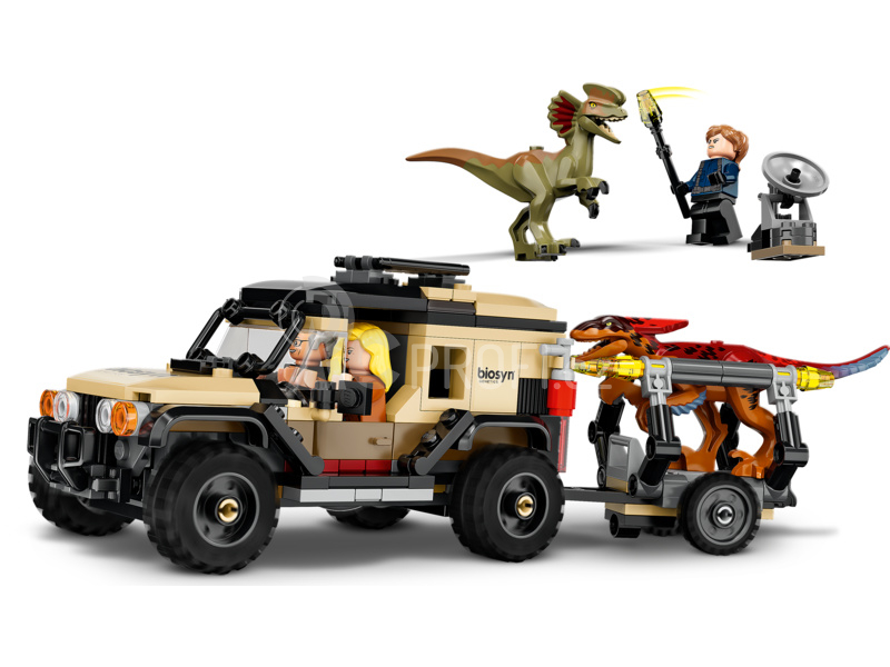 LEGO Jurassic World - Přeprava pyroraptora a dilophosaura