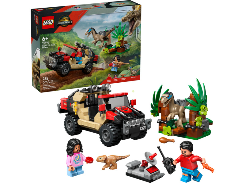 LEGO Jurassic World - Únik před raptorem v terénním autě