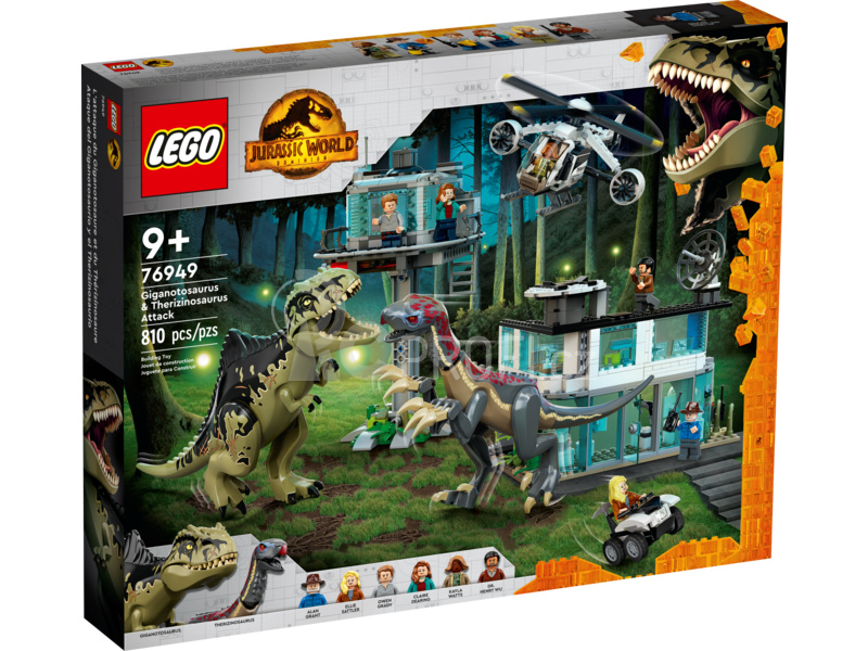 LEGO Jurassic World - Útok giganotosaura a therizinosaura