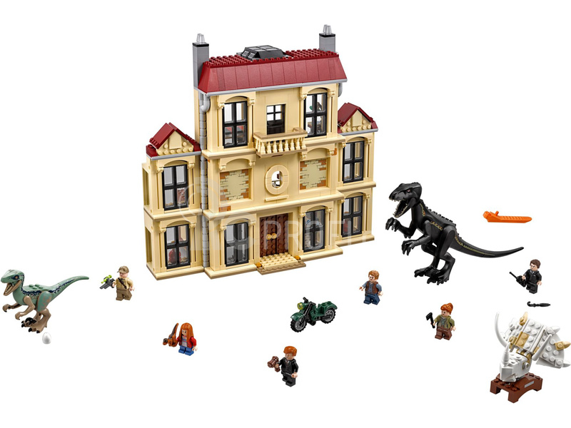 LEGO Jurský Park - Řádění Indoraptora v Lockwoodově sídle