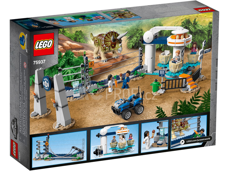 LEGO Jurský Park - Triceratopsovo běsnění