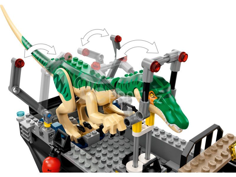 LEGO Jurský Park - Útěk baryonyxe z lodě