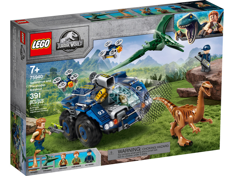 LEGO Jurský Park - Útěk gallimima a pteranodona