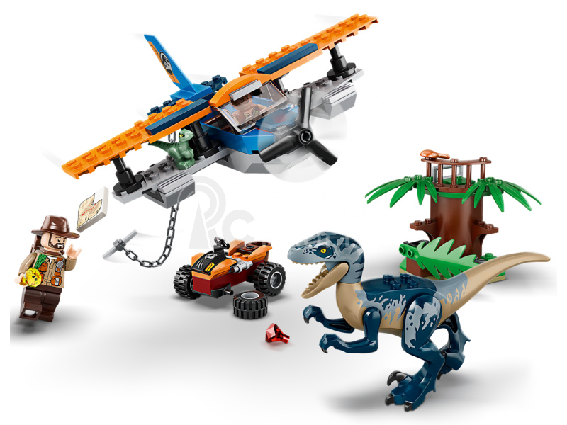 LEGO Jurský Park - Velociraptor: Záchranná mise s dvouplošníkem