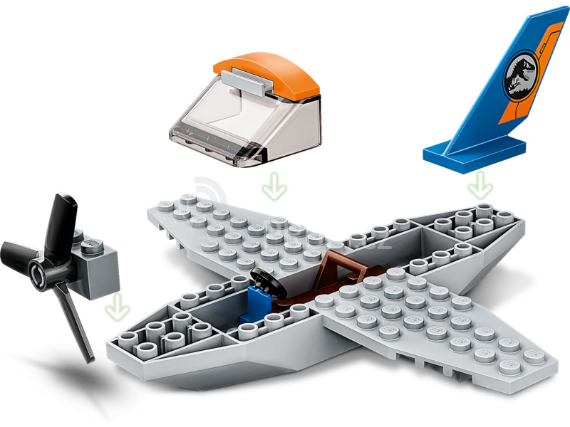 LEGO Jurský Park - Velociraptor: Záchranná mise s dvouplošníkem