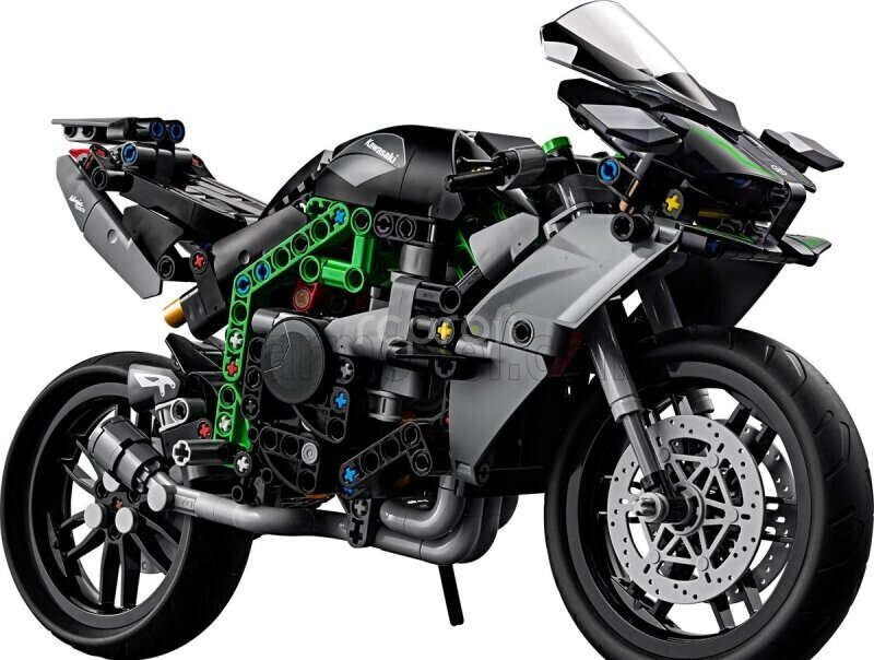 Lego Kawasaki Lego Technic - Ninja H2r - Motorcycle - 643 Pezzi - 643 Pcs 1:8 Black