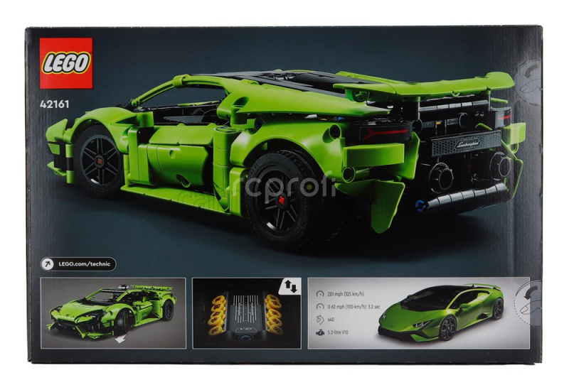 Lego Lamborghini Lego Technic - Huracan Tecnica 2022 1:18 Zelená
