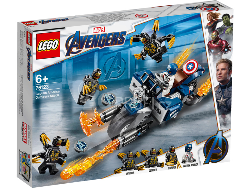 LEGO Marvel Avengers - Captain America útok Outriderů