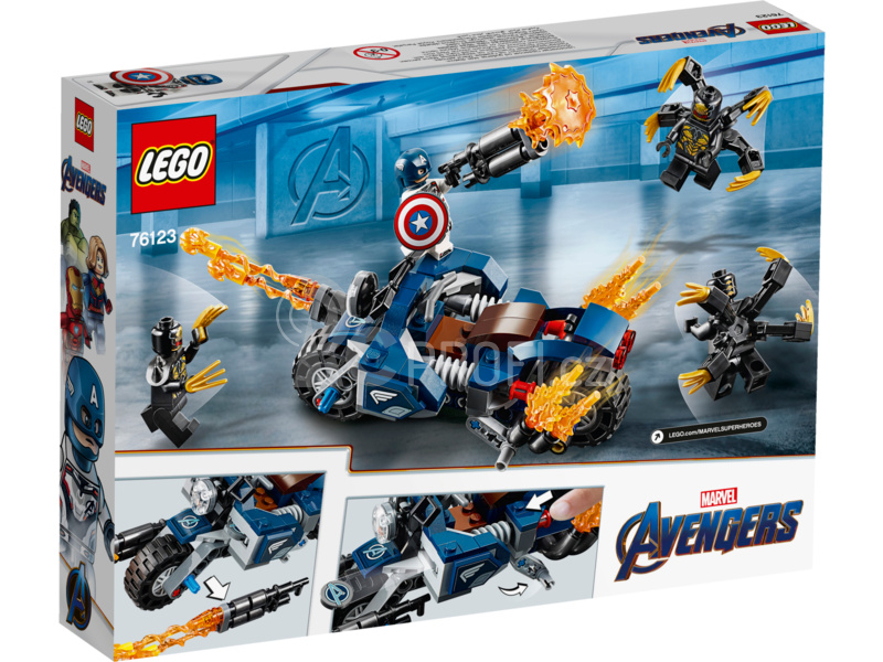 LEGO Marvel Avengers - Captain America útok Outriderů