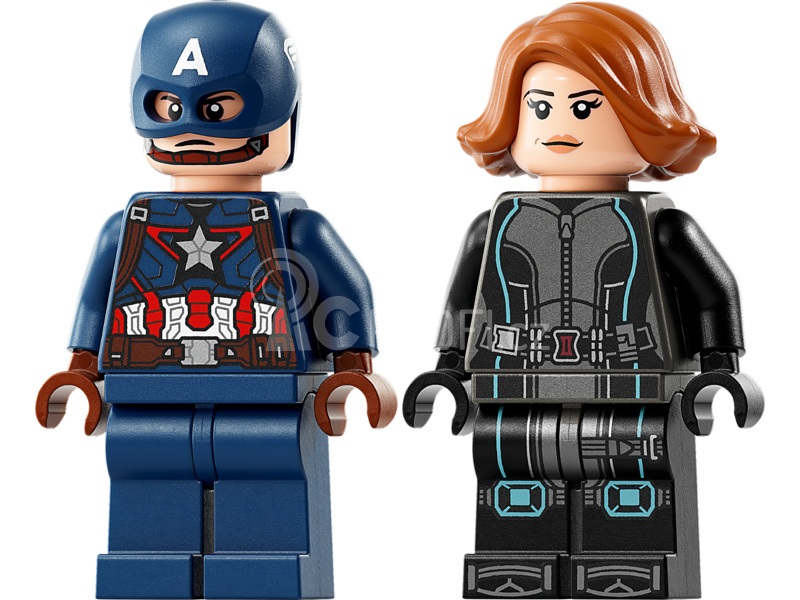 LEGO Marvel - Black Widow a Captain America na motorkách