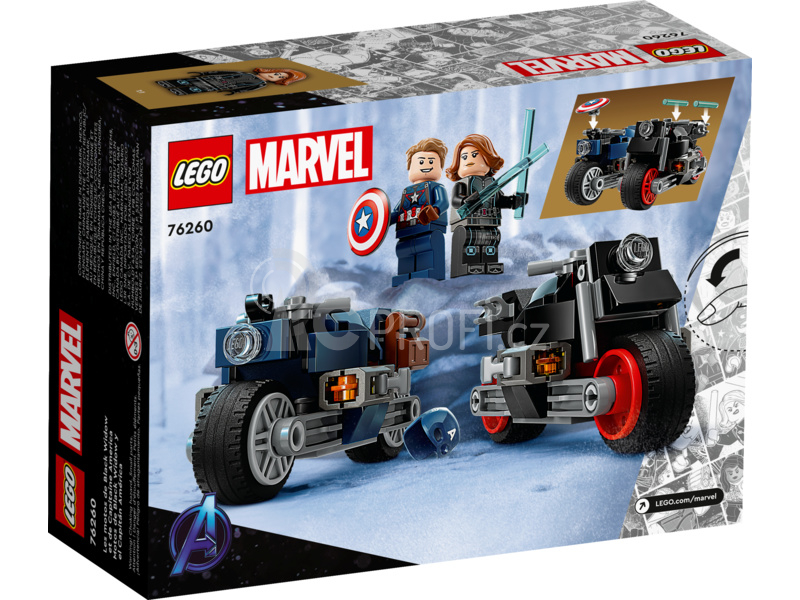 LEGO Marvel - Black Widow a Captain America na motorkách