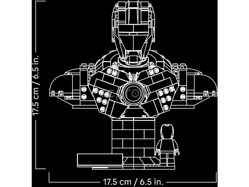 LEGO Marvel - Busta Iron Man MK4