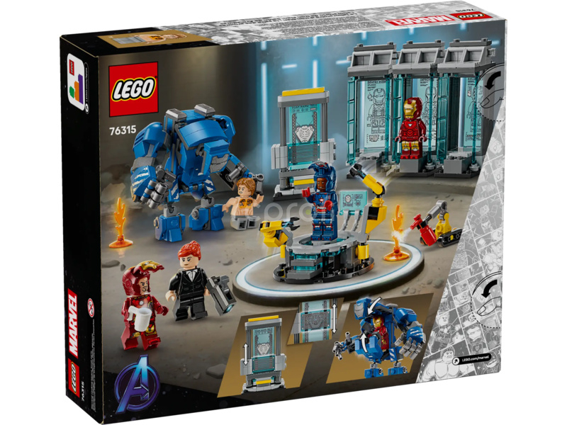 LEGO Marvel - Iron Man a jeho laboratoř: Síň brnění