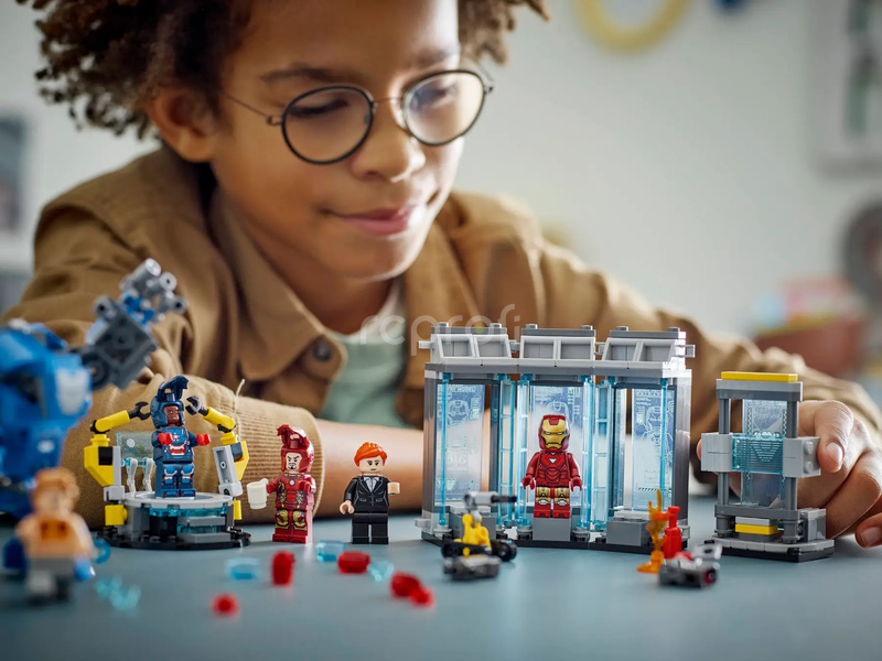 LEGO Marvel - Iron Man a jeho laboratoř: Síň brnění