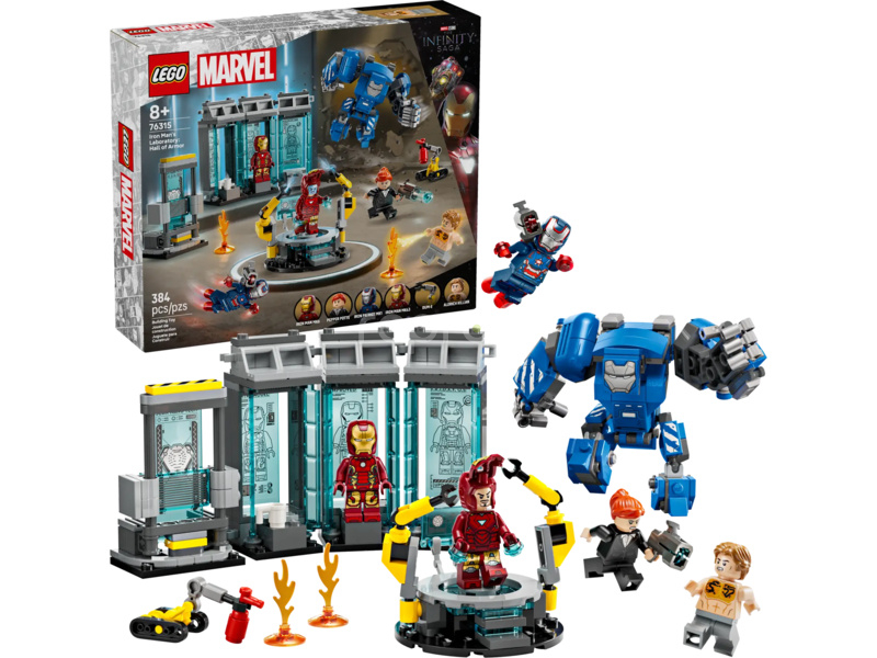 LEGO Marvel - Iron Man a jeho laboratoř: Síň brnění