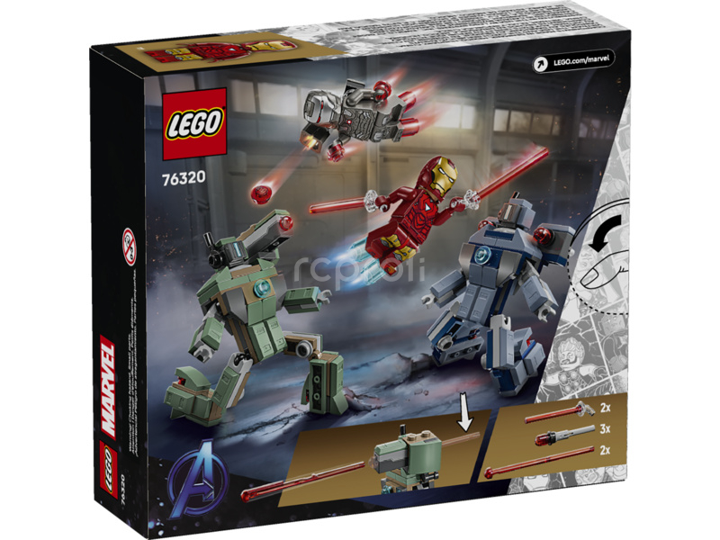 LEGO Marvel - Iron Man a War Machine vs. Hammerovy Drony