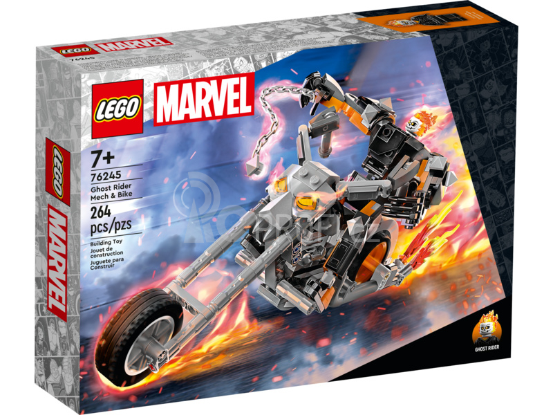 LEGO Marvel - Robotický oblek a motorka Ghost Ridera