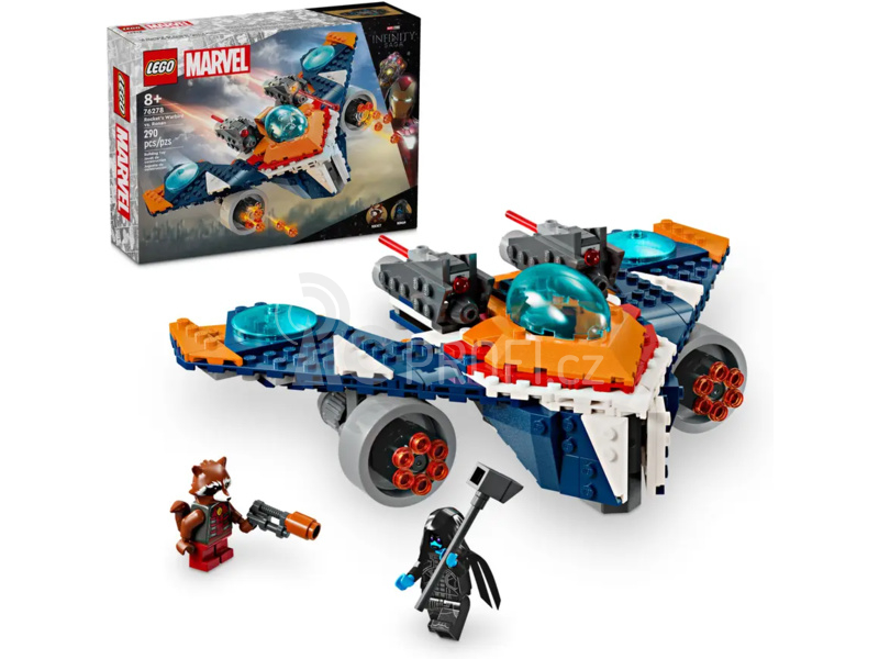 LEGO Marvel - Rocketův tryskáč Warbird vs. Ronan