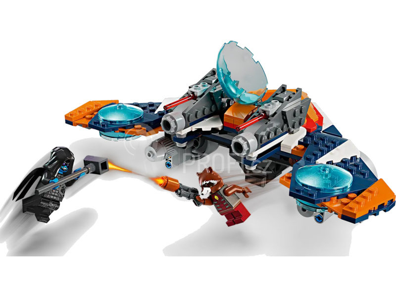 LEGO Marvel - Rocketův tryskáč Warbird vs. Ronan