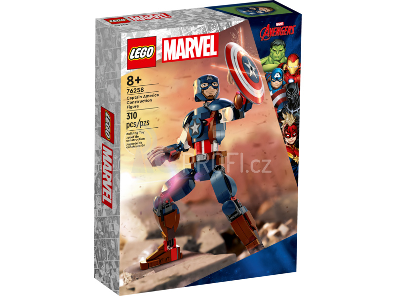 LEGO Marvel - Sestavitelná figurka: Captain America