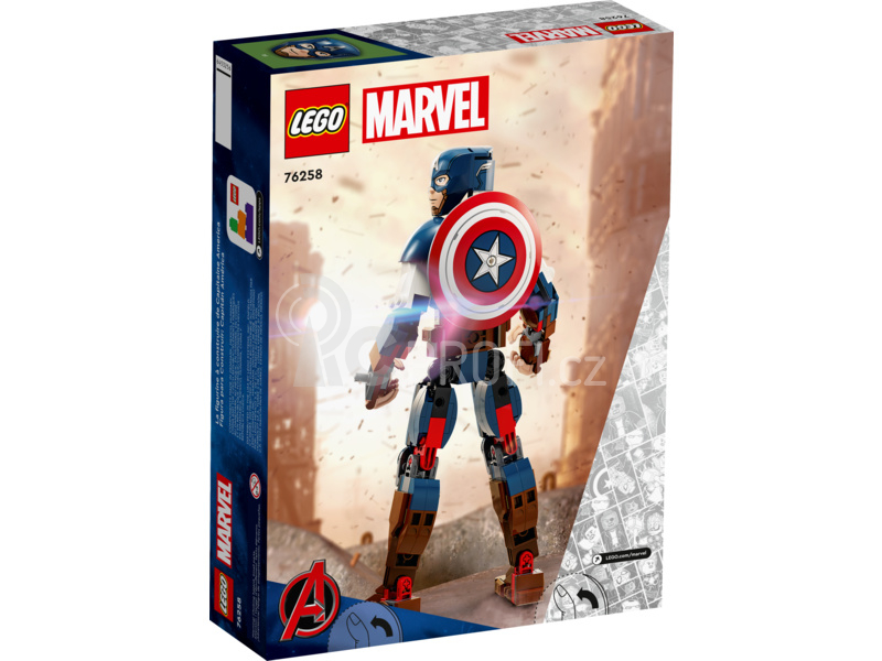 LEGO Marvel - Sestavitelná figurka: Captain America