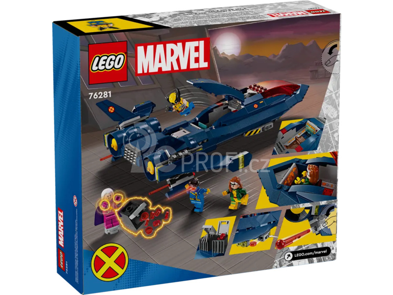 LEGO Marvel - Tryskáč X-Men X-Jet