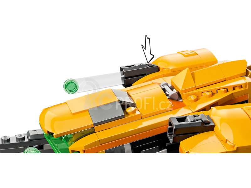 LEGO Marvel - Vesmírná loď malého Rocketa