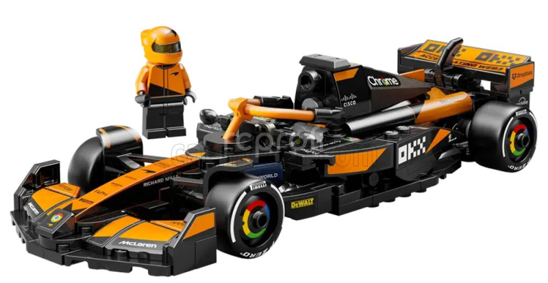 Lego Mclaren Lego Speed Champion - F1  Mcl38 Team Mclaren Season 2024 Lando Norris - 269 Pezzi - 269 Pcs Orange