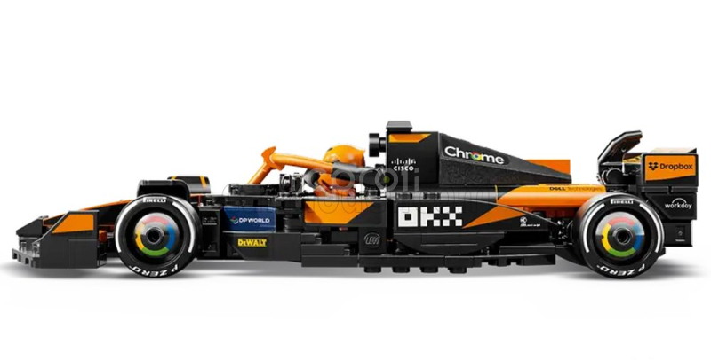 Lego Mclaren Lego Speed Champion - F1  Mcl38 Team Mclaren Season 2024 Lando Norris - 269 Pezzi - 269 Pcs Orange