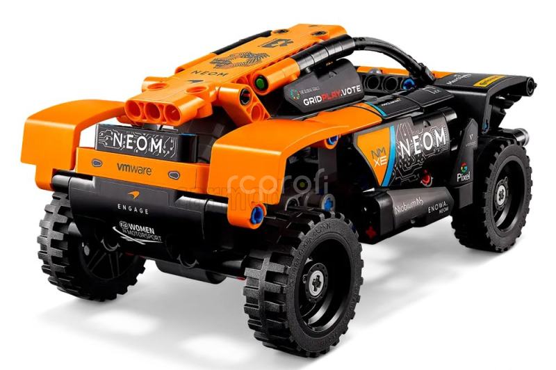 Lego Mclaren Lego Technic - Neom Extreme Race Car - 252 Pezzi - 252 Pieces Oranžově Šedá