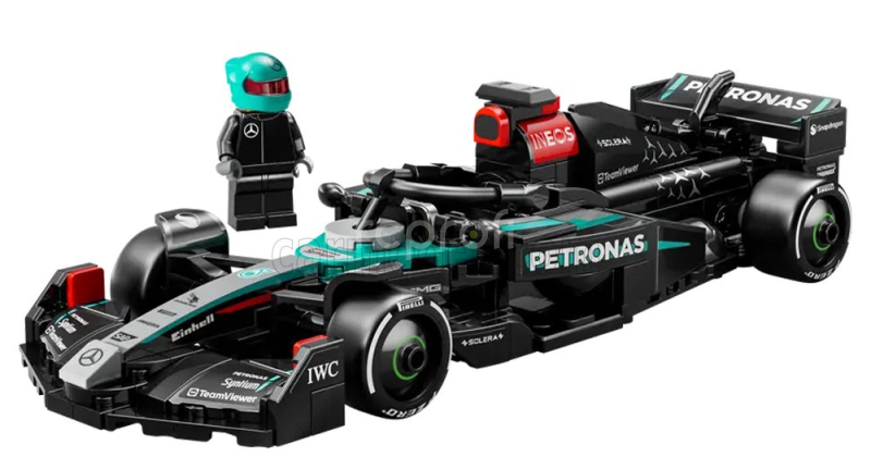 Lego Mercedes gp Lego Speed Champion - F1  W15 Eq Performance Team Amg Petronas Motorsport Season 2024 - 267 Pezzi - 267 Pcs Černá Stříbrná Zelená