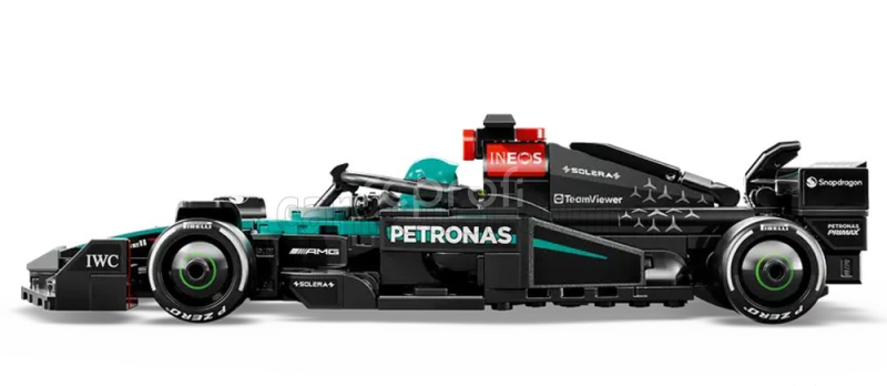 Lego Mercedes gp Lego Speed Champion - F1  W15 Eq Performance Team Amg Petronas Motorsport Season 2024 - 267 Pezzi - 267 Pcs Černá Stříbrná Zelená
