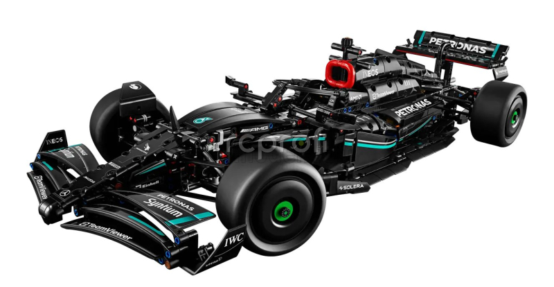 Lego Mercedes gp Lego Technic - F1  W14 Team Mercedes-amg Petronas Formula One Season 2023 Lewis Hamilton - George Russell - 1642 Pezzi - 1642 Pieces 1:8 Matt Black
