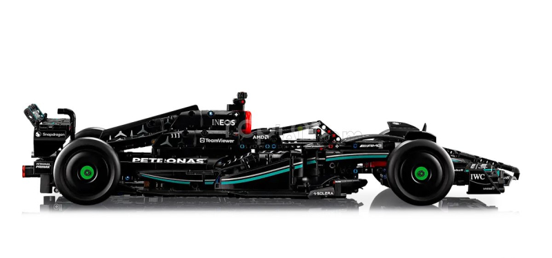 Lego Mercedes gp Lego Technic - F1  W14 Team Mercedes-amg Petronas Formula One Season 2023 Lewis Hamilton - George Russell - 1642 Pezzi - 1642 Pieces 1:8 Matt Black
