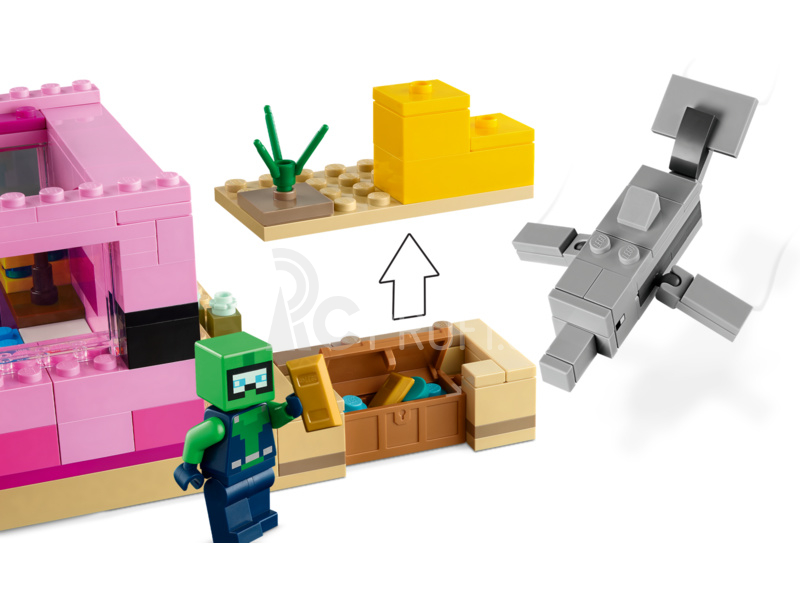 LEGO Minecraft - Domeček axolotlů