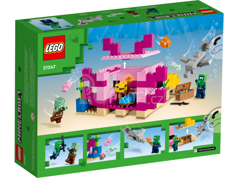 LEGO Minecraft - Domeček axolotlů