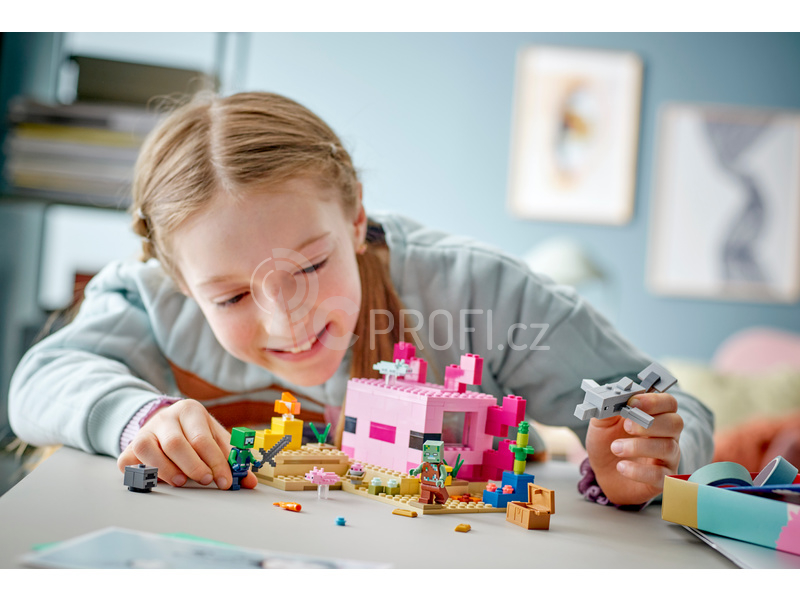 LEGO Minecraft - Domeček axolotlů